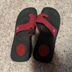 Sketchers wedge, red , size 8/8.5